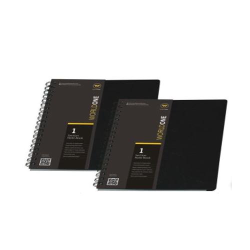 Worldone A5 , 1Subject Wiro Notebook (PP) WPP1312 (80 Pages)